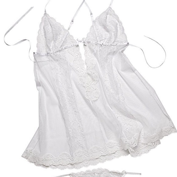 Adore Me Other - 🆕NWT White Babydoll Lingerie